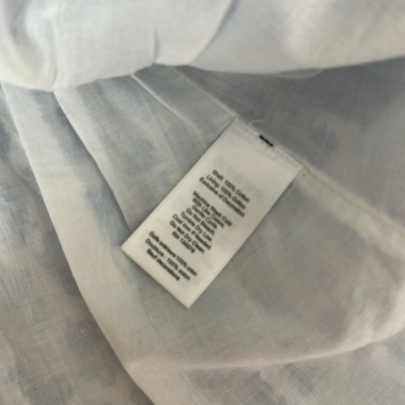 Vineyard Vines Seastitch Block Print Floral gauze dress - size medium - Picture 15 of 15